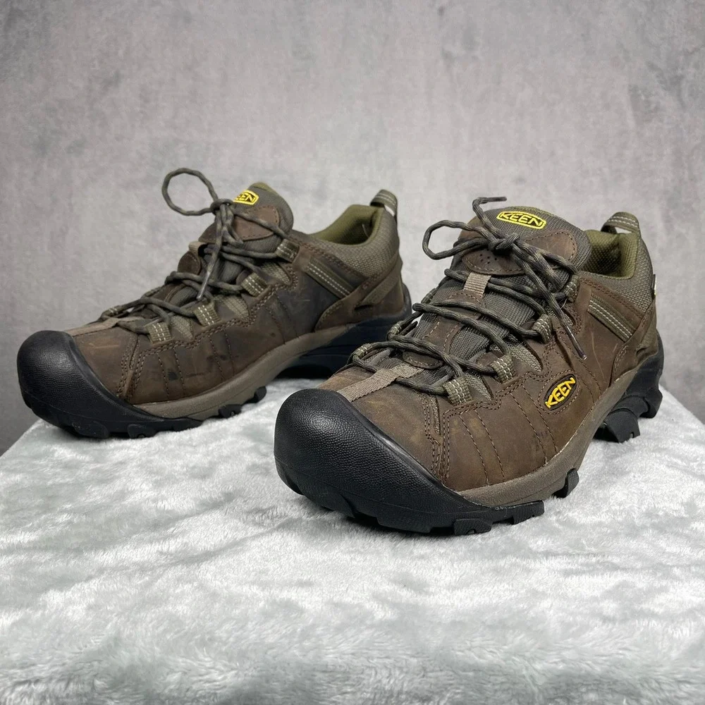 Keen Targhee II Hiking Shoes Men 10.5 Brown Waterproof Leather 1017345